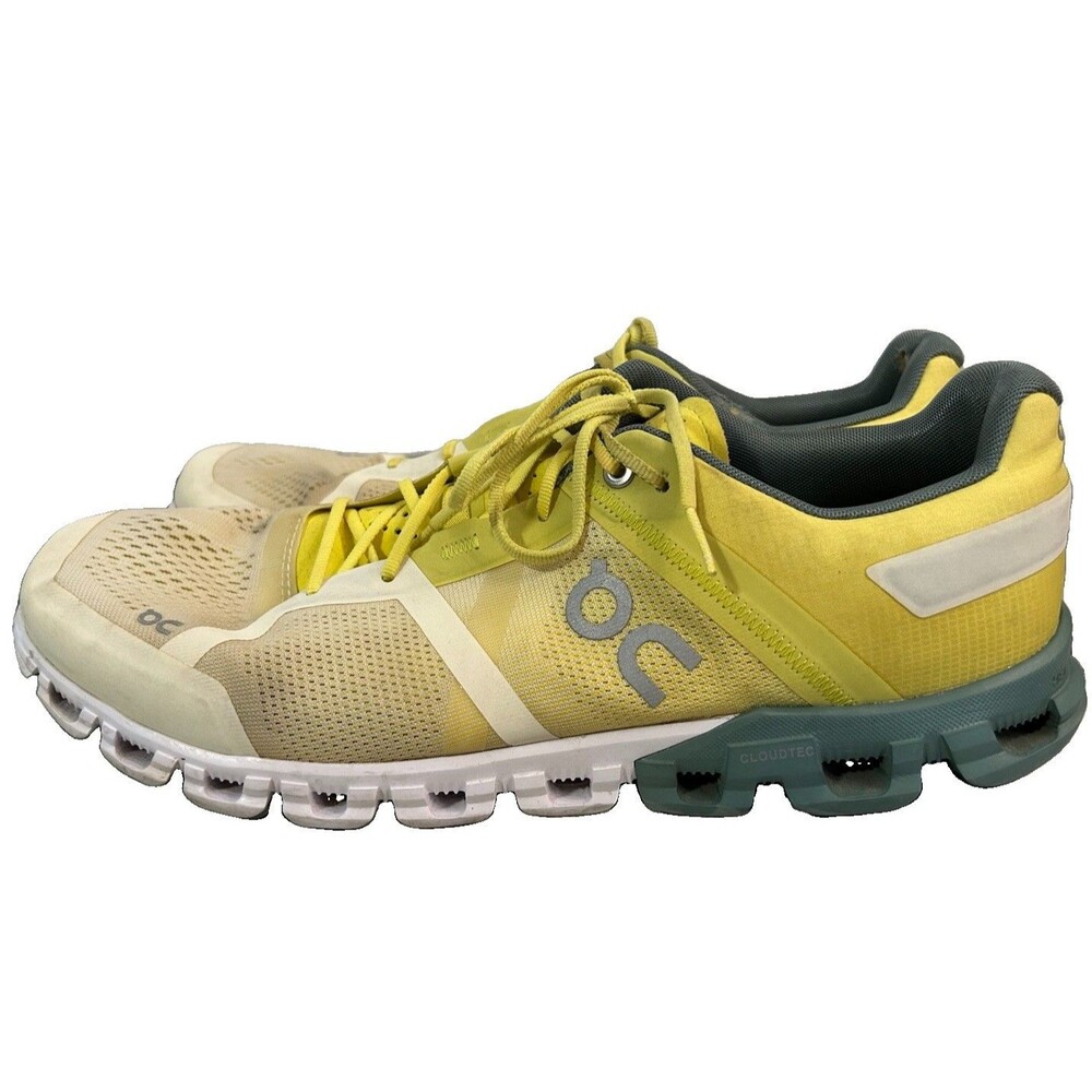 Men's On Cloudflow Citrus/Sea Running Shoes Size 12 - Picture 3 of 8